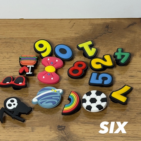 Crocs Jibbitz Bundle Charms Set, 12 Piece, Choose 1 Mixed Themes - Picture 7 of 7